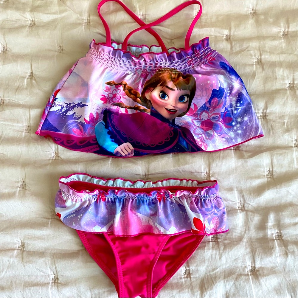 Disney Frozen Anna Two Piece Bathing Suit